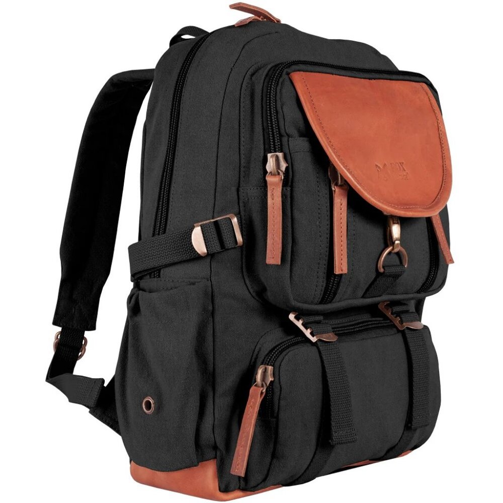 Fox Tactical Retro Parisian City Daypack, Black, New